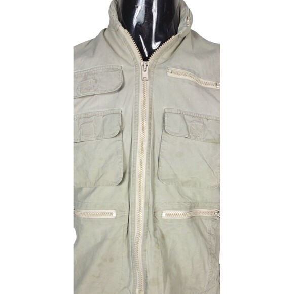 Vintage 80s Banana Republic Safari Travel Photographers Fishing Hunting Vest - Picture 5 of 14